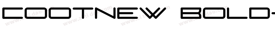 Cootnew Bold字体转换